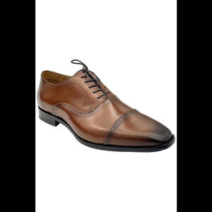 Flag LTD. Men's Noble Cap Toe Dress Shoes Tan - Medium